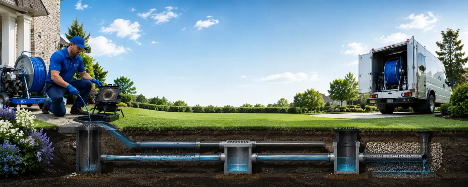 Outdoor drain cleaning information for Belmore, OH